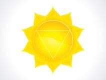 Abstract artistic yellow solar plexus chakra Royalty Free Stock Photo Abstract artistic yellow solar plexus chakra Royalty Free Stock Photo