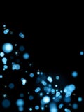Abstract Background with blue lights and stars