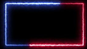 Abstract Background Blue Red Frame Animation, Running Light Frame. Stock  Footage - Video of effect, animation: 186248100