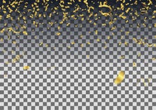 Abstract background celebration gold confetti. vector background royalty free illustration Abstract background celebration gold confetti. vector background royalty free illustration