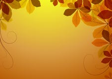 Abstract background with chestnut leaves royalty free illustration Abstract background with chestnut leaves royalty free illustration