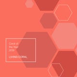 Abstract background. Color of the year 2019 Living Coral. vector illustration Abstract background. Color of the year 2019 Living Coral. vector illustration