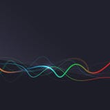 Abstract background. Wavy colorful swirly line on dark backdrop Royalty Free Stock Photo Abstract background. Wavy colorful swirly line on dark backdrop Royalty Free Stock Photo