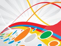 Abstract Background With Colorful Waves Stock Photos Abstract Background With Colorful Waves Stock Photos
