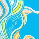 Abstract Background With Multicolored Waves Royalty Free Stock Photography Abstract Background With Multicolored Waves Royalty Free Stock Photography