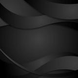 Abstract Black Waves Background Royalty Free Stock Images