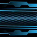 Abstract blauw cirkelnetwerk in van het metaalontwerp moderne futuristische vector als achtergrond vector illustratie Abstract blauw cirkelnetwerk in van het metaalontwerp moderne futuristische vector als achtergrond vector illustratie