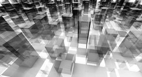 Abstract blocks city. 3d abstract white blocks city stock illustration Abstract blocks city. 3d abstract white blocks city stock illustration