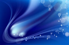 Abstract blue comet stock illustration Abstract blue comet stock illustration