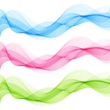 Abstract Blue, Green, Pink, Design Elements Isolated Wave Lines stock illustration Abstract Blue, Green, Pink, Design Elements Isolated Wave Lines stock illustration
