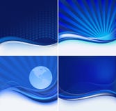 Abstract Blue Set Stock Photography Abstract Blue Set Stock Photography