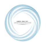 Abstract blue swirl circle on transparent background. Vector illustration for you modern design. Round frame or banner Stock Images Abstract blue swirl circle on transparent background. Vector illustration for you modern design. Round frame or banner Stock Images