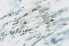 Abstract blurred festive Christmas background with decoration snowflake in light blue colors Royalty Free Stock Image Abstract blurred festive Christmas background with decoration snowflake in light blue colors Royalty Free Stock Image