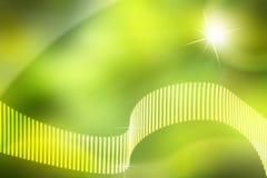 Abstract Bright Sparkles and Curves in Green Background stock illustration Abstract Bright Sparkles and Curves in Green Background stock illustration