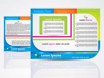 Abstract Brochure Design Concept Stock Images Abstract Brochure Design Concept Stock Images
