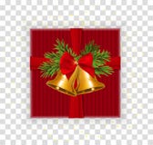 Abstract Christmas and New Year Gift Box on Transparent Background. Vector Illustration. EPS10 royalty free illustration Abstract Christmas and New Year Gift Box on Transparent Background. Vector Illustration. EPS10 royalty free illustration