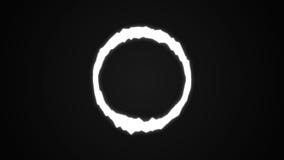 Abstract circle on black background. Circle like from The Ring movie on black background. Black and white circles motion stock illustration Abstract circle on black background. Circle like from The Ring movie on black background. Black and white circles motion stock illustration