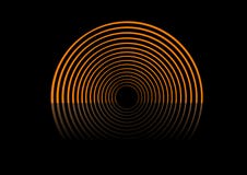 Abstract Circles On The Stage. Royalty Free Stock Photography