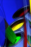 Abstract Colorful Cans of Paint, Primary Colors & Paint Brush, Y