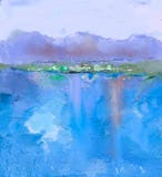 Abstract colorful oil painting landscape vector illustration Abstract colorful oil painting landscape vector illustration