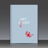 Abstract composition, spelling mistake correction theme, red inkblot, orphography backdrop, a4 brochure title sheet, business card stock illustration Abstract composition, spelling mistake correction theme, red inkblot, orphography backdrop, a4 brochure title sheet, business card stock illustration