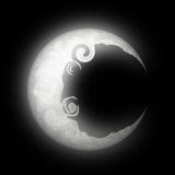 Abstract Crescent Moon Royalty Free Stock Photos