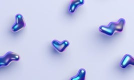 Abstract 3D Rendering of Simple Shapes royalty free illustration Abstract 3D Rendering of Simple Shapes royalty free illustration