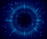 Abstract dark blue music background with notes vector illustration Abstract dark blue music background with notes vector illustration