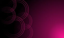 Abstract dark futuristic background with glowing neon circles. royalty free illustration Abstract dark futuristic background with glowing neon circles. royalty free illustration