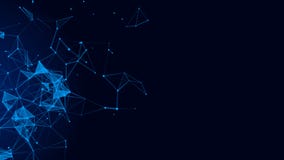 Abstract digital blue background. Connecting dots and lines. Network connection. Science background. 3D rendering stock illustration Abstract digital blue background. Connecting dots and lines. Network connection. Science background. 3D rendering stock illustration