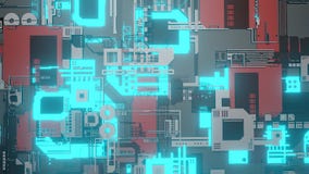 Abstract digital technology circuit board digital data connection royalty free illustration Abstract digital technology circuit board digital data connection royalty free illustration