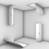 Abstract doors royalty free illustration Abstract doors royalty free illustration