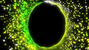 Abstract Empty Particles Bokeh Circle Cgi Fullhd 1080p Animation Background  Stock Footage - Video of design, banner: 64905412