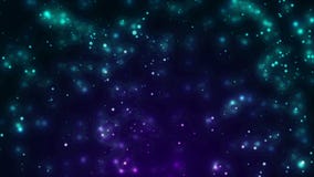 Abstract energy background with glowing particles