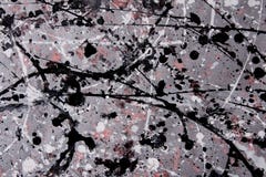Abstract expressionism pattern. Style of drip painting. Black, R Stock Images Abstract expressionism pattern. Style of drip painting. Black, R Stock Images