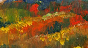 Abstract Fall Color Oil Paint Background. Stock Image