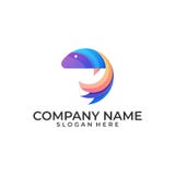 Abstract Fish Colorful Concept Illustration Vector Template stock illustration Abstract Fish Colorful Concept Illustration Vector Template stock illustration