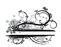 Abstract floral background stock illustration Abstract floral background stock illustration