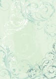 Abstract floral background design in light teal Stock Images Abstract floral background design in light teal Stock Images