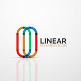 Abstract flower or star minimalistic linear icon, thin line geometric flat symbol for business icon design, abstract royalty free illustration Abstract flower or star minimalistic linear icon, thin line geometric flat symbol for business icon design, abstract royalty free illustration