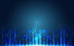 Abstract futuristic circuit board, Illustration high computer digital technology concept, Vector background. Royalty Free Stock Photography Abstract futuristic circuit board, Illustration high computer digital technology concept, Vector background. Royalty Free Stock Photography