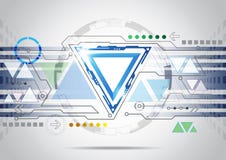 Abstract futuristic circuit high computer technology business background stock illustration Abstract futuristic circuit high computer technology business background stock illustration