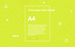 Abstract geometric backdrop with glitched elements. Bright landing template with white shapes. Green cover design. Color vector illustration Abstract geometric backdrop with glitched elements. Bright landing template with white shapes. Green cover design. Color vector illustration