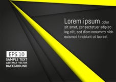 Abstract geometric black and yellow color technology modern futuristic background, vector illustration royalty free illustration Abstract geometric black and yellow color technology modern futuristic background, vector illustration royalty free illustration