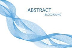 Abstract geometric dynamic sea wave. Creative line art. royalty free illustration Abstract geometric dynamic sea wave. Creative line art. royalty free illustration