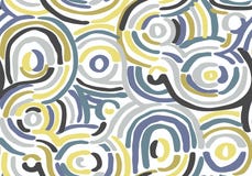 Abstract geometric pattern with wavy lines. Doodle backgrounded. Seamless vector background. stock illustration Abstract geometric pattern with wavy lines. Doodle backgrounded. Seamless vector background. stock illustration