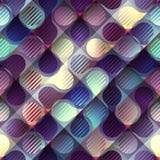 Abstract Geometric Purple Pattern With Joined Royalty Free Stock Image