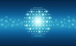 Abstract globe digital technology internet background stock illustration Abstract globe digital technology internet background stock illustration