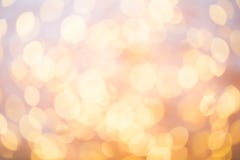 Abstract Gold Bokeh. Christmas And New Year Theme Background. Royalty Free Stock Photography
