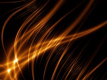 Abstract Gold Lines Stock Photography